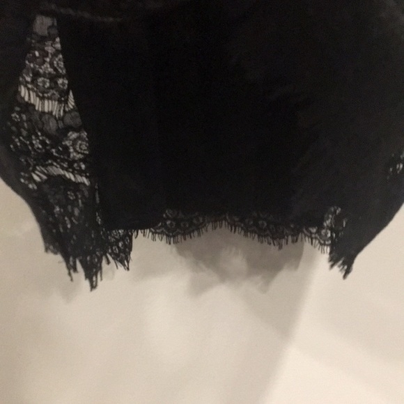 MONTEAU Cap Sleeve Lined Black Lace Dress Size S - Picture 12 of 12